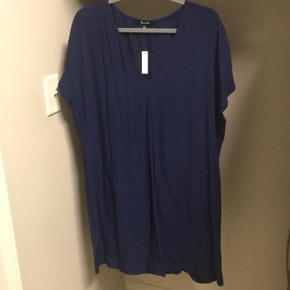 Madewell navy dress NWT